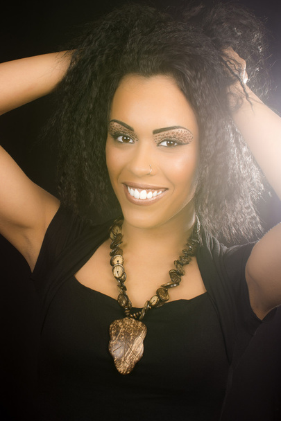 smiling black woman - Photo, Image