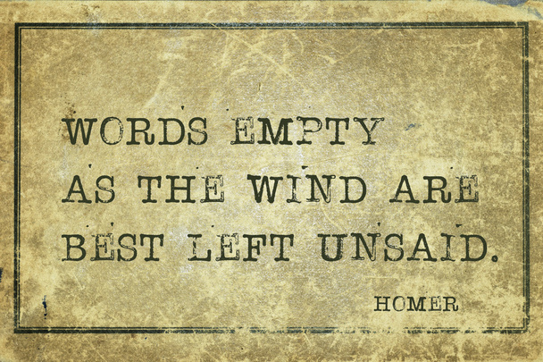 words as wind Homer - Photo, Image
