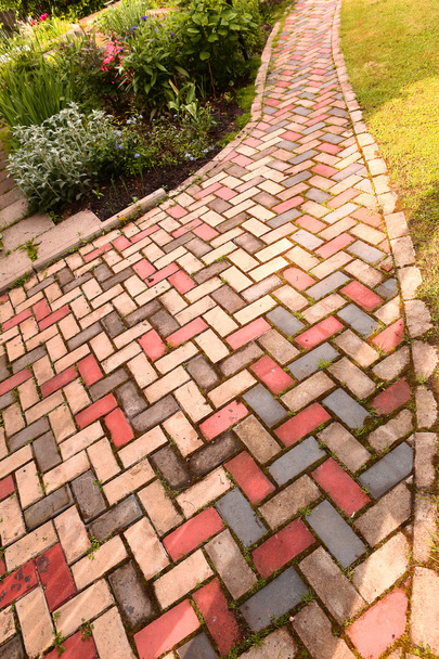 garden tile close up photo - Foto, Bild