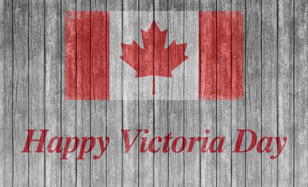 Happy Victoria Day with Canada fla - Foto, Imagem