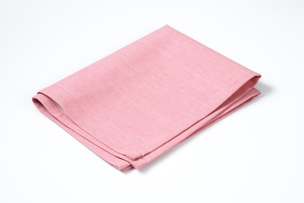 serviette en tissu rose
 - Photo, image