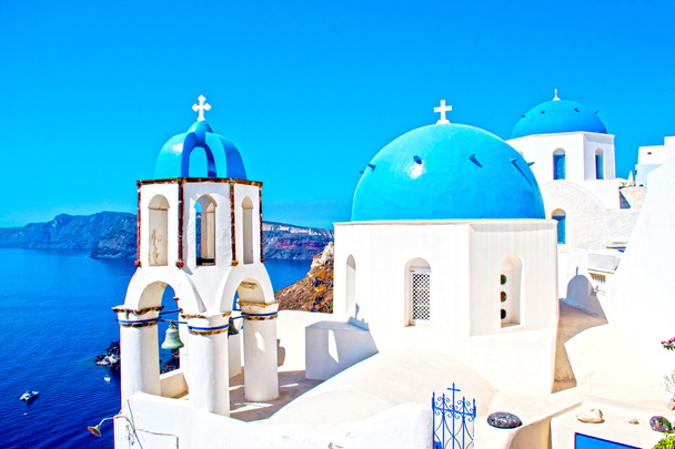 サントリーニ島 - ギリシャ、ヨーロッパ - 写真・画像