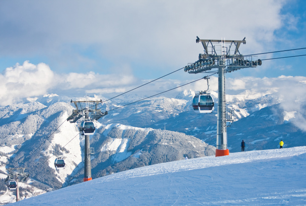 スキー リゾート ツェル アム ゼーします。オーストリア - 写真・画像