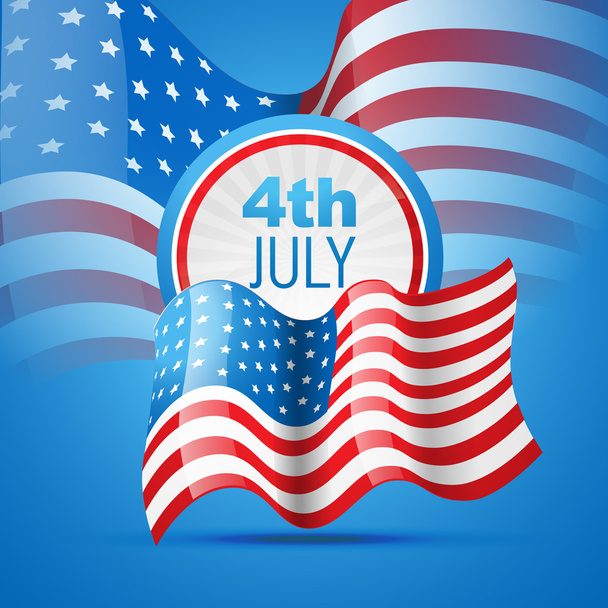 american independence day - Vektör, Görsel