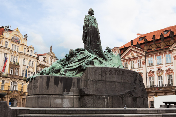 Jan Hus Statue, Old Town Square,,, - 写真・画像