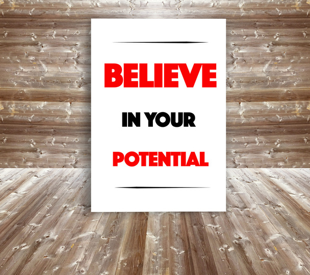 Acredite no seu potencial
 - Foto, Imagem