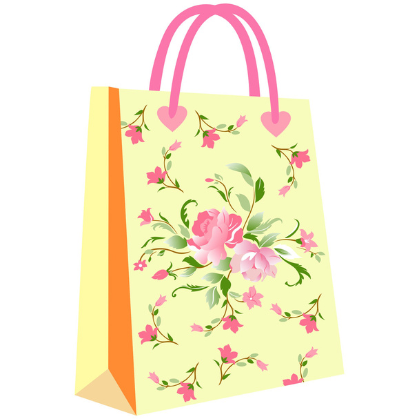 paper shopping bags for your design - Vektor, Bild