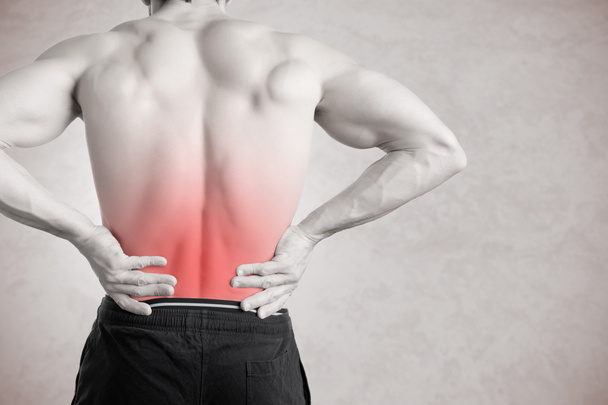 Back Pain Closeup - Foto, afbeelding
