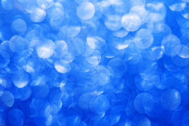 Modrá bokeh textura Abstraktní pozadí - Fotografie, Obrázek