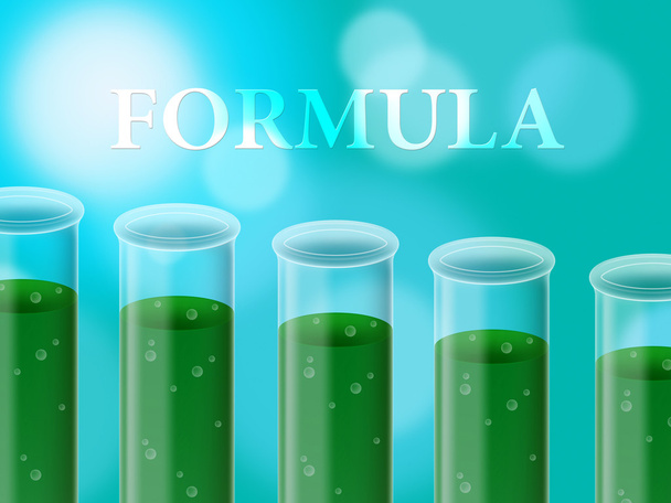 Experimento de Fórmula Representa Estudios de Fórmulas y Prueba
 - Foto, imagen