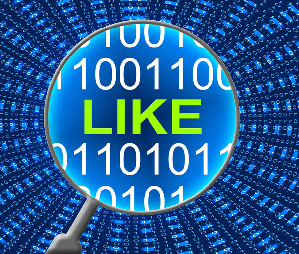 Social Media Like Means Follow Liked And Fan - Photo, Image