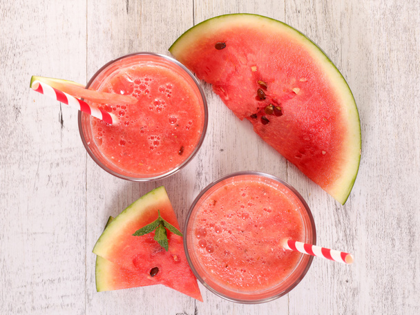 watermelon fruit smoothie - Photo, Image