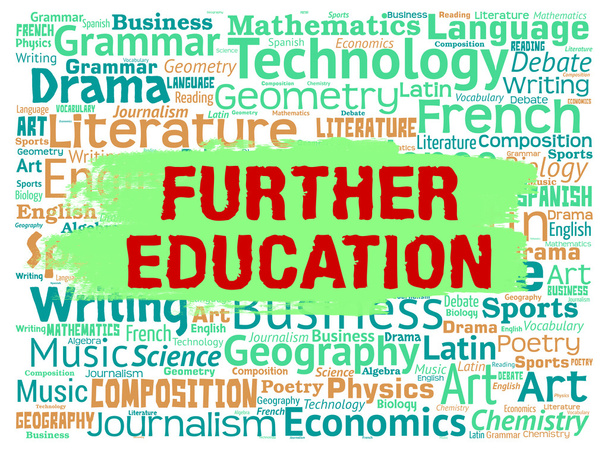 Further Education Represents Educating University And Learning - Photo, Image