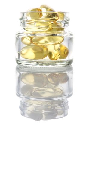 Fish oil supplement capsule - Fotó, kép