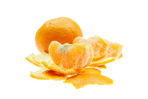 Gepelde sinaasappel segment  - Foto, afbeelding