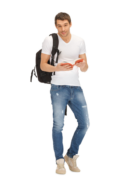 Travelling student - Foto, afbeelding