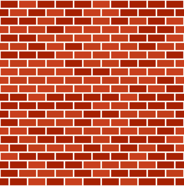 Brick muur naadloze patroon achtergrond - Vector, afbeelding