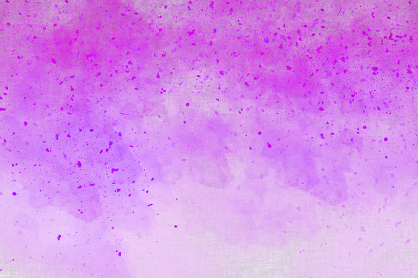 紫の色合いで抽象的なカラフルな水彩背景 - 写真・画像
