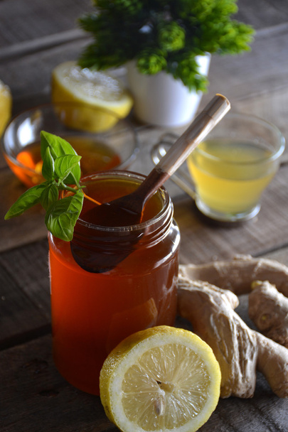 Honey accompanied by Ginger - Foto, afbeelding