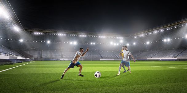 Soccer game in action - Foto, imagen