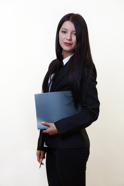 Business woman with documents - Zdjęcie, obraz