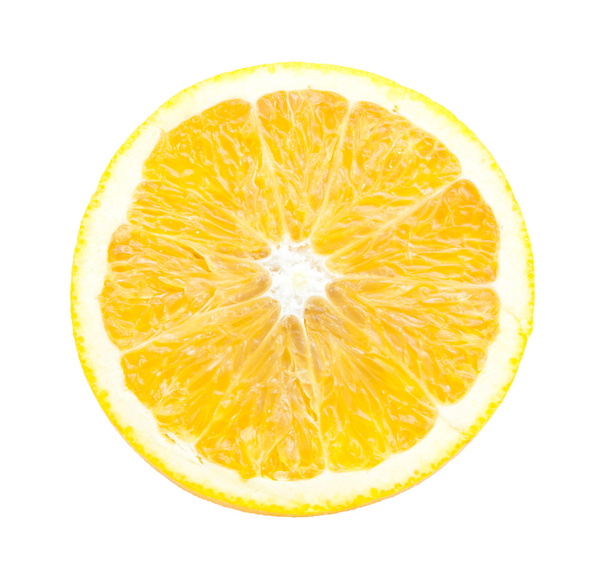 half slices of orange isolated - Foto, afbeelding
