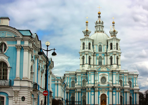 Cathédrale Smolny, Saint Pétersbourg, Russie
 - Photo, image