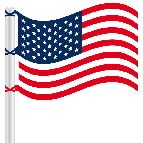σημαία Ηνωμένων Πολιτειών - Διάνυσμα, εικόνα