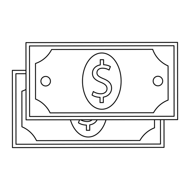 dollar bill, illustration vectorielle
 - Vecteur, image