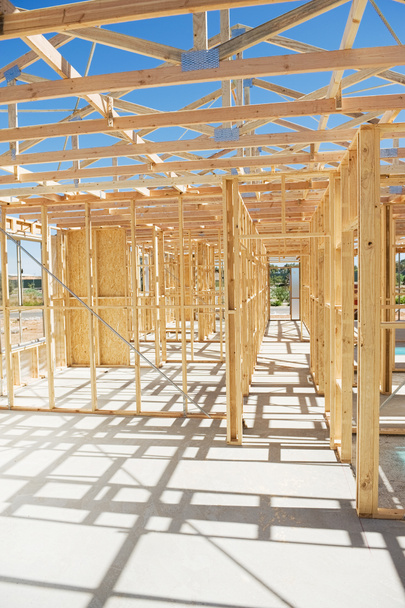 New home construction framing - Photo, Image