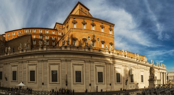 Apostolischer Palast ist Residenz des Papstes, vatikanischen - Foto, Bild