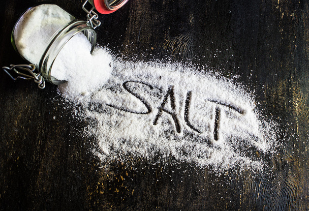 Sůl jako vaření složky - Fotografie, Obrázek