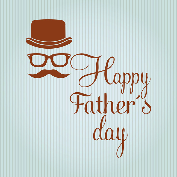happy fathers day design - Διάνυσμα, εικόνα