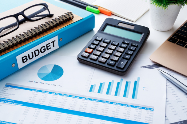Finanční a rozpočtové plánování sestavy grafu - Fotografie, Obrázek