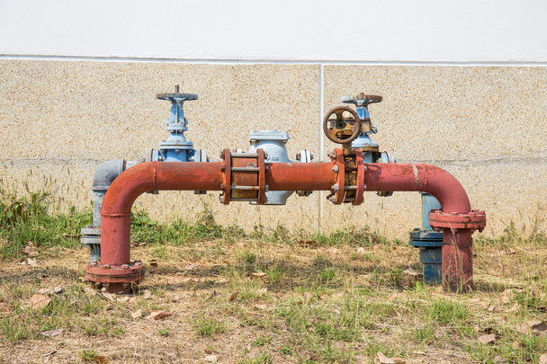 Rusting old big water valve - Photo, Image