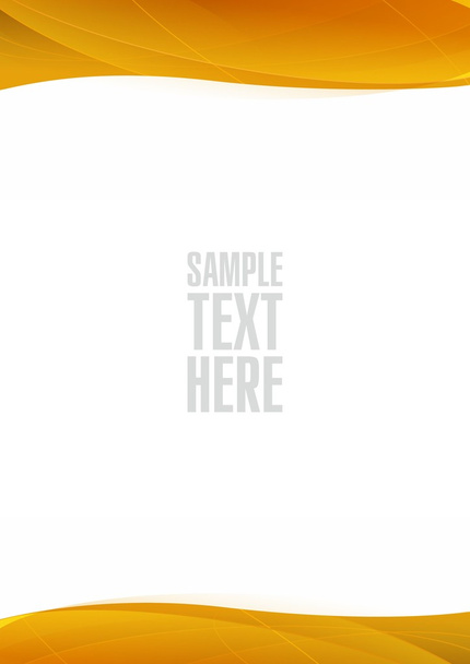 Абстрактний фон з помаранчевими хвилями і простір для тексту
. - Фото, зображення