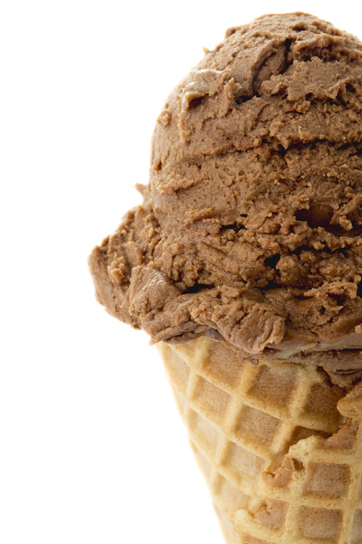 Chocolate ice cream cone - Foto, Bild
