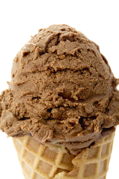 Close up image of chocolate ice cream - Photo, Image