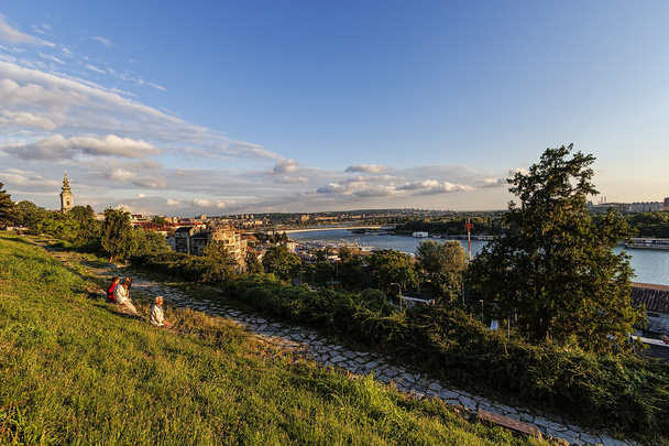 Belgrade fortress and panorama view, Belgrade Serbia - Photo, Image