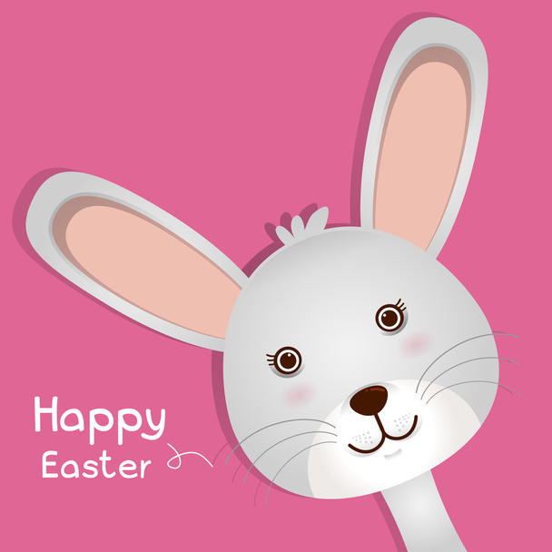 Easter cute bunny Vector - Vetor, Imagem
