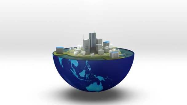 Cambios en la Tierra Control Sistema de purificación de agua, Energía ecológica. (incluido alfa
) - Metraje, vídeo