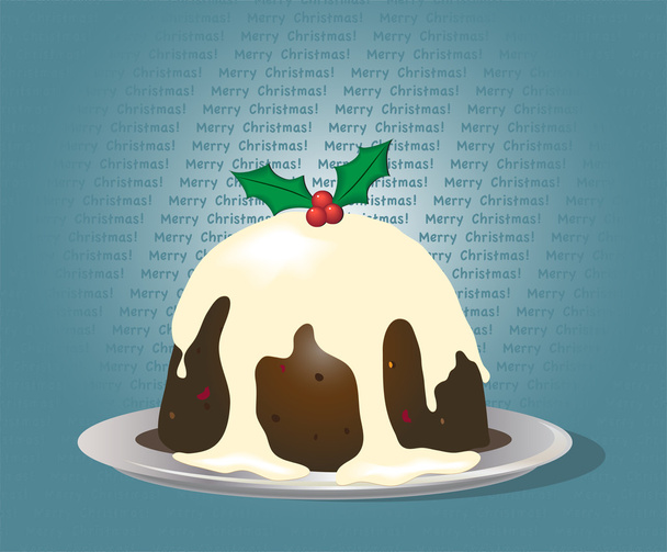 Christmas Pudding - Vettoriali, immagini