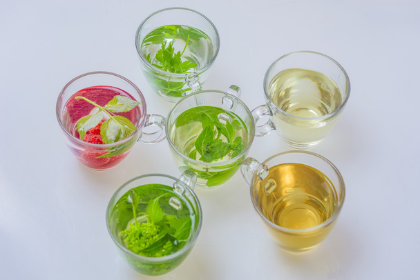 kolorowe naturalnych herbat ziołowych - Zdjęcie, obraz