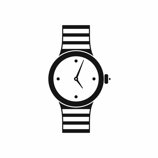 Watch icon, simple style - Wektor, obraz