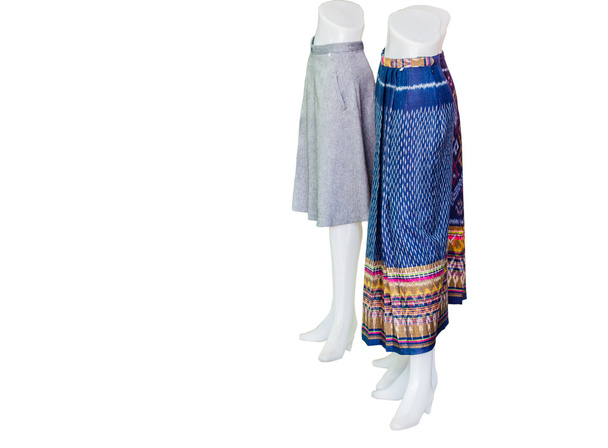 Тайська сукні на Манекени ізолювати біле тло з clipp - Фото, зображення