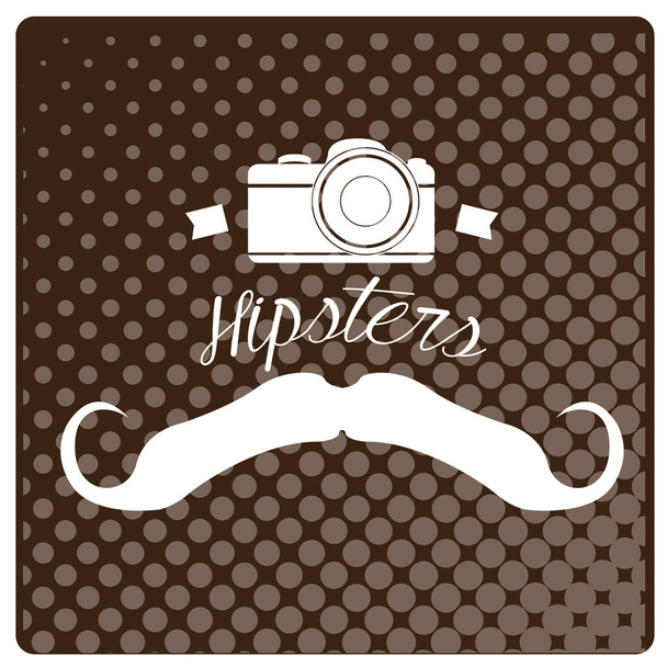 Hipster icon illustration - Vector, afbeelding