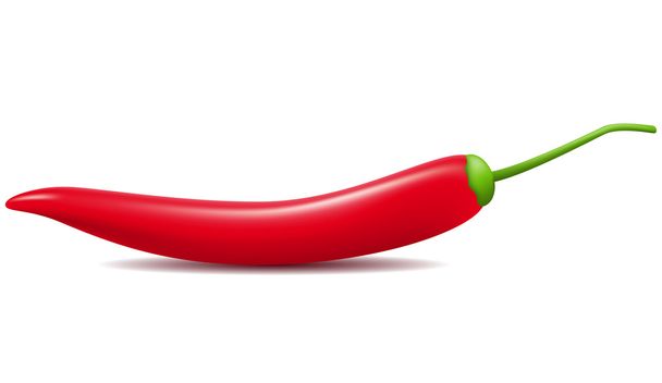 Red hot chili pepper vector illustration - Вектор, зображення
