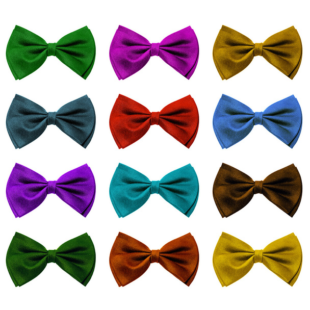 Un set di farfalle colorate cravatta
 - Foto, immagini