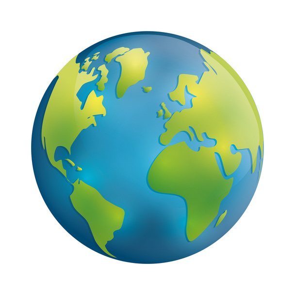 地球アイコン ベクター デザイン ロイヤリティフリーのベクターグラフィック画像