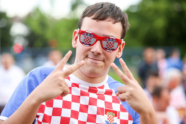 Croatian football fans - Фото, зображення